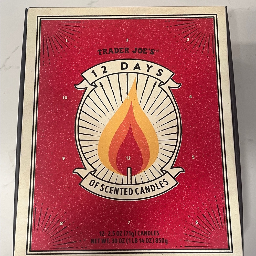 Trader Joe’s 12 days of candles